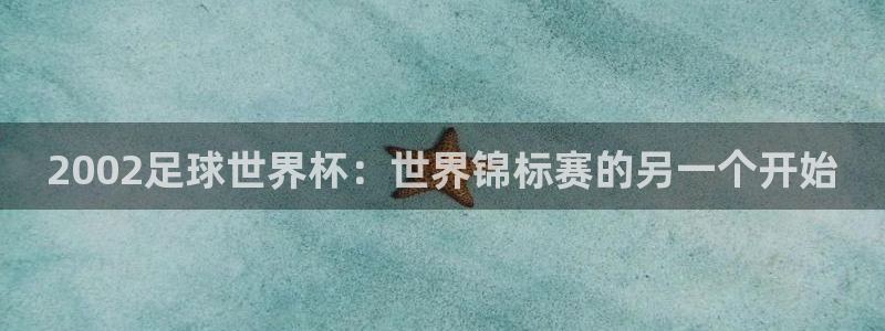 世界杯预选赛亚洲：2002足球世界杯：世界锦标赛的另一个开始
